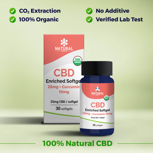 CBD Enriched Soft Gels